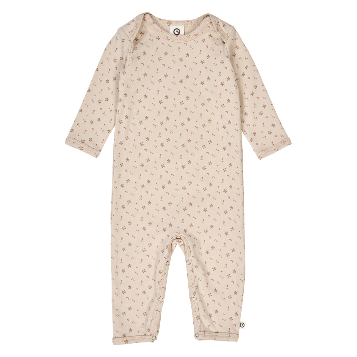 MÜSLI by Green Cotton | Aster Strampler | Oak/Nostalgia rose/Beige