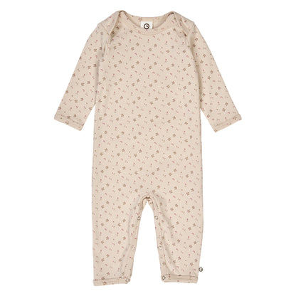 MÜSLI by Green Cotton | Aster Strampler | Oak/Nostalgia rose/Beige