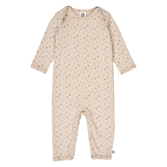 MÜSLI by Green Cotton | Aster Strampler | Oak/Nostalgia rose/Beige