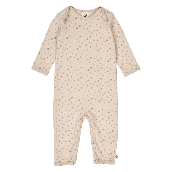 MÜSLI by Green Cotton | Aster Romper | Oak/Nostalgia rose/Beige