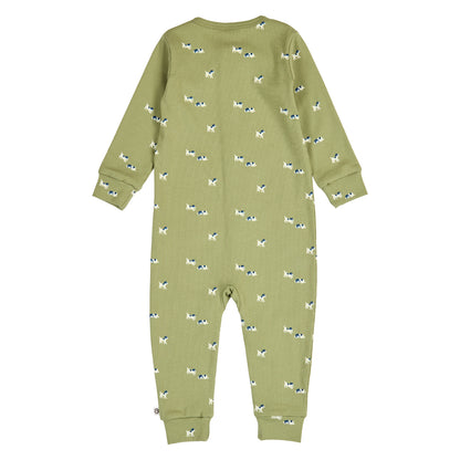 MÜSLI by Green Cotton | Bff Zip Strampler | Spring/Navy/Tofu