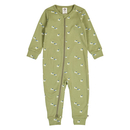 MÜSLI by Green Cotton | Bff Zip Strampler | Spring/Navy/Tofu