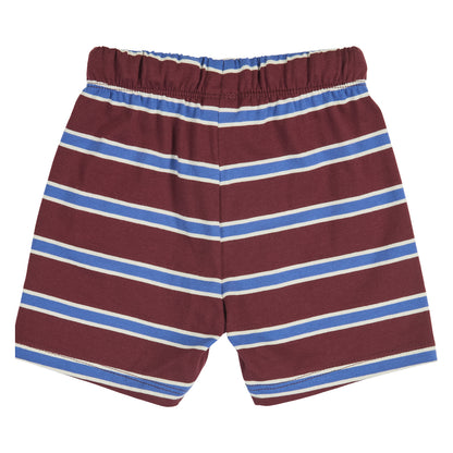 MÜSLI by Green Cotton | Clubhouse Baby Set | Russet/Azure blue/Tofu