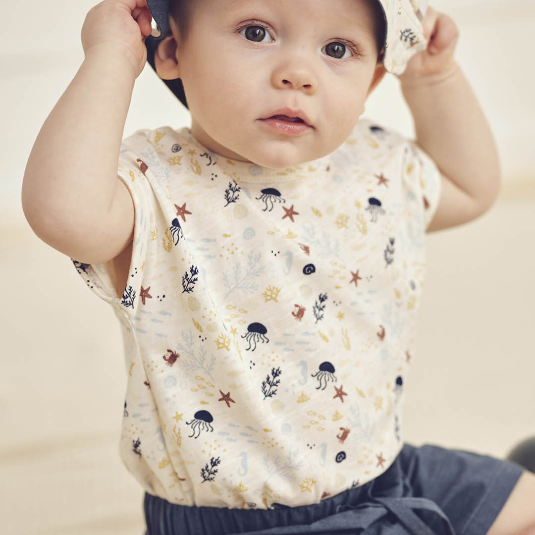 MÜSLI by Green Cotton | Sea Baby Set | Tofu/Hemp/Navy