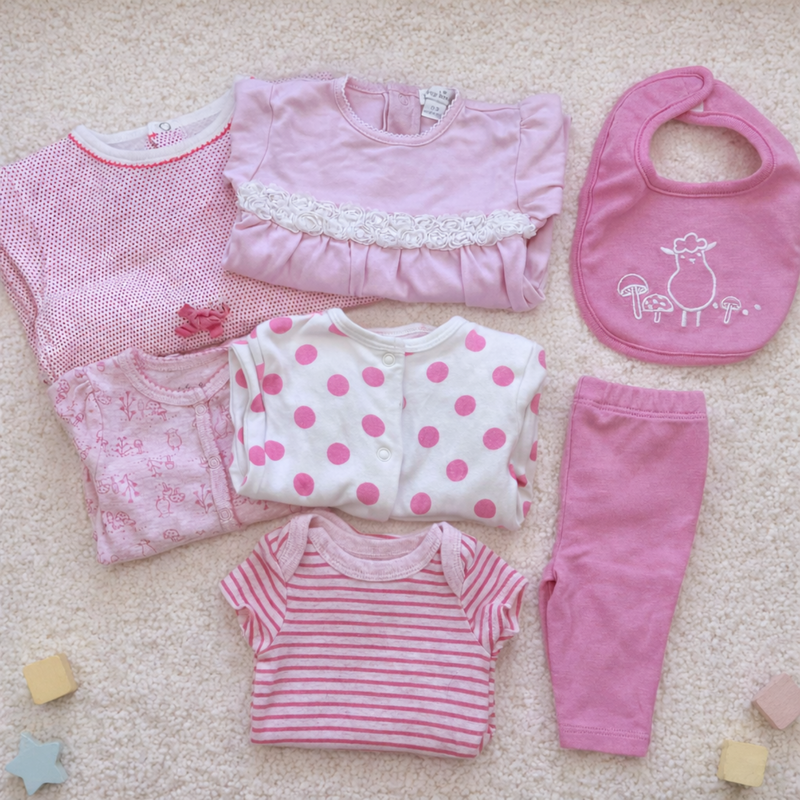 Secondhand Bündel | 0-1 Monate "Roséträumchen Set"