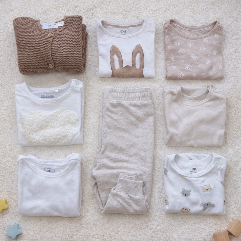 Secondhand Bündel | 9-12 Monate "Beige Hoppel"