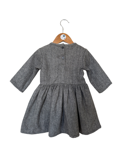 DieGisela | Winter dress | Black & Grey