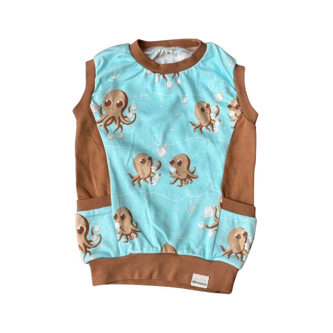 Libminna | T-Shirt with Pockets | Octopus