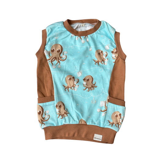 Libminna | T-Shirt with Pockets | Octopus