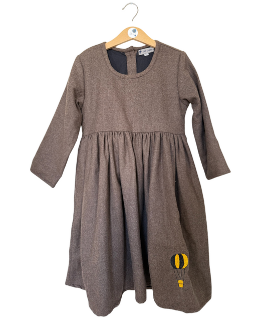 Gisela | Winter Dress | Brown