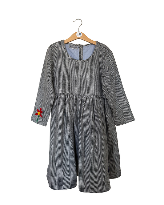 Gisela | Winter Dress | Black & White