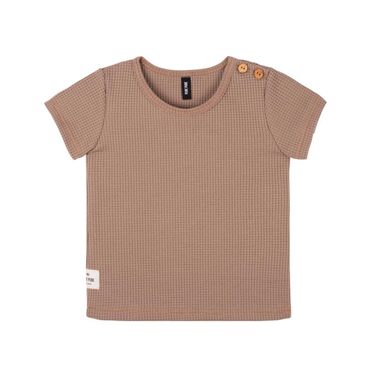 PURE PURE by Bauer | Baby T-Shirt Waffle | Taupe