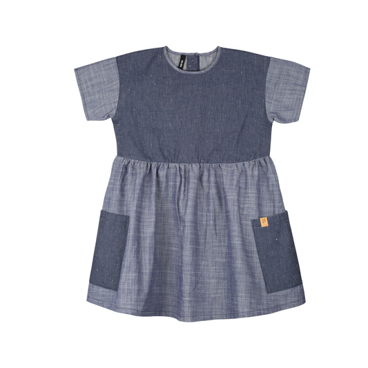 PURE PURE by Bauer | Mini Dress Denim | Navy