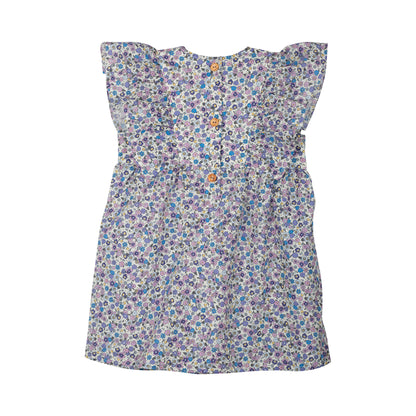 PURE PURE by Bauer | Voile Mini Dress | White Mauve