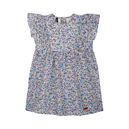 PURE PURE by Bauer | Voile Mini Dress | White Mauve