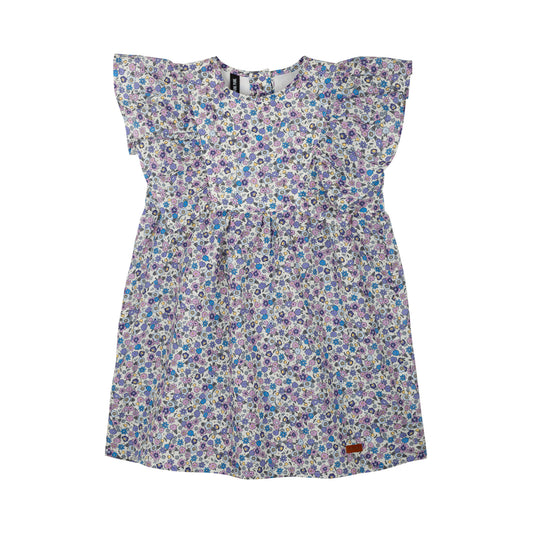 PURE PURE by Bauer | Voile Mini Dress | White Mauve