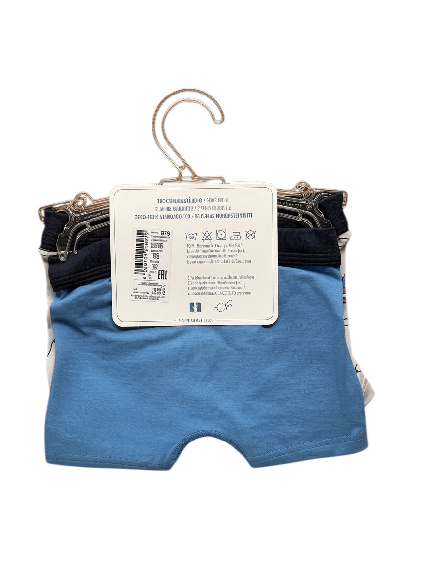 Sanetta | 2x Boxershort | light grey