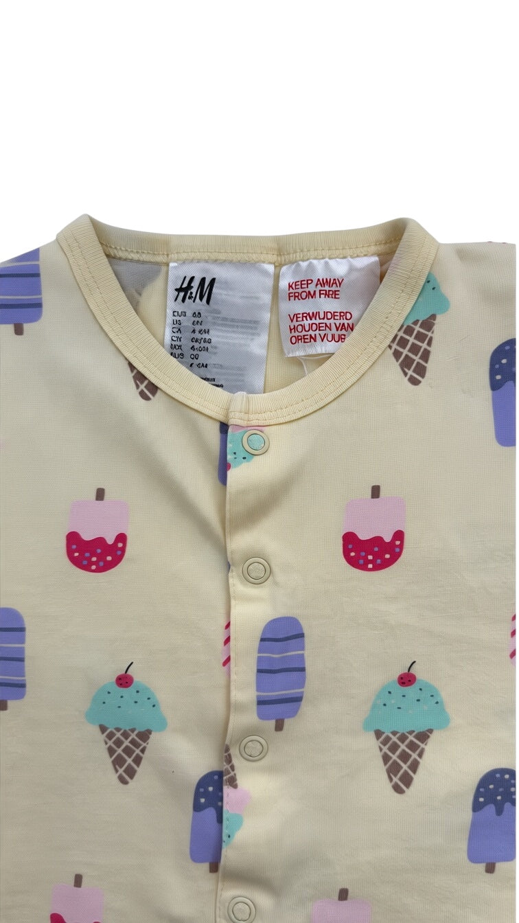 Secondhand Bündel | 3-6 Monat | „Blümchen & Eiscreme"