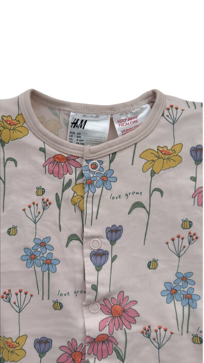 Secondhand Bündel | 3-6 Monat | „Blümchen & Eiscreme"