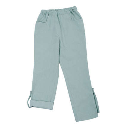 Paua Kids | The Grow-Along Unisex Kids' Trousers | Green