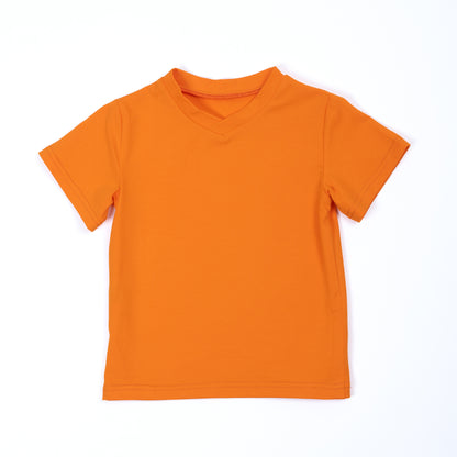 Paua Kids | Unisex Short Sleeve T-Shirt "Basic" | Cotton | Orange