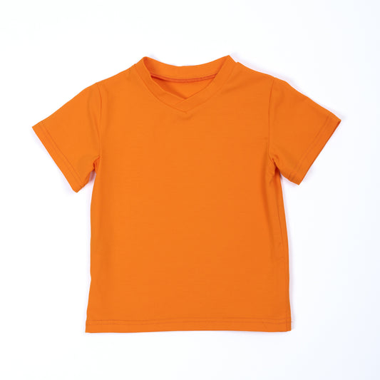 Paua Kids | Unisex Short Sleeve T-Shirt "Basic" | Cotton | Orange