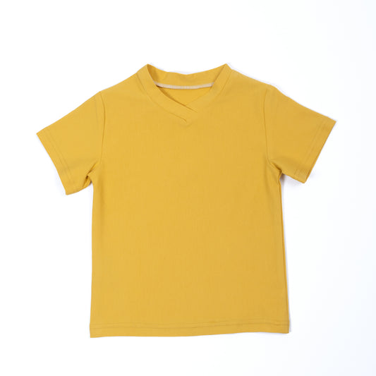 Paua Kids | Unisex Short-Sleeve T-Shirt "Basic" | Cotton | Yellow