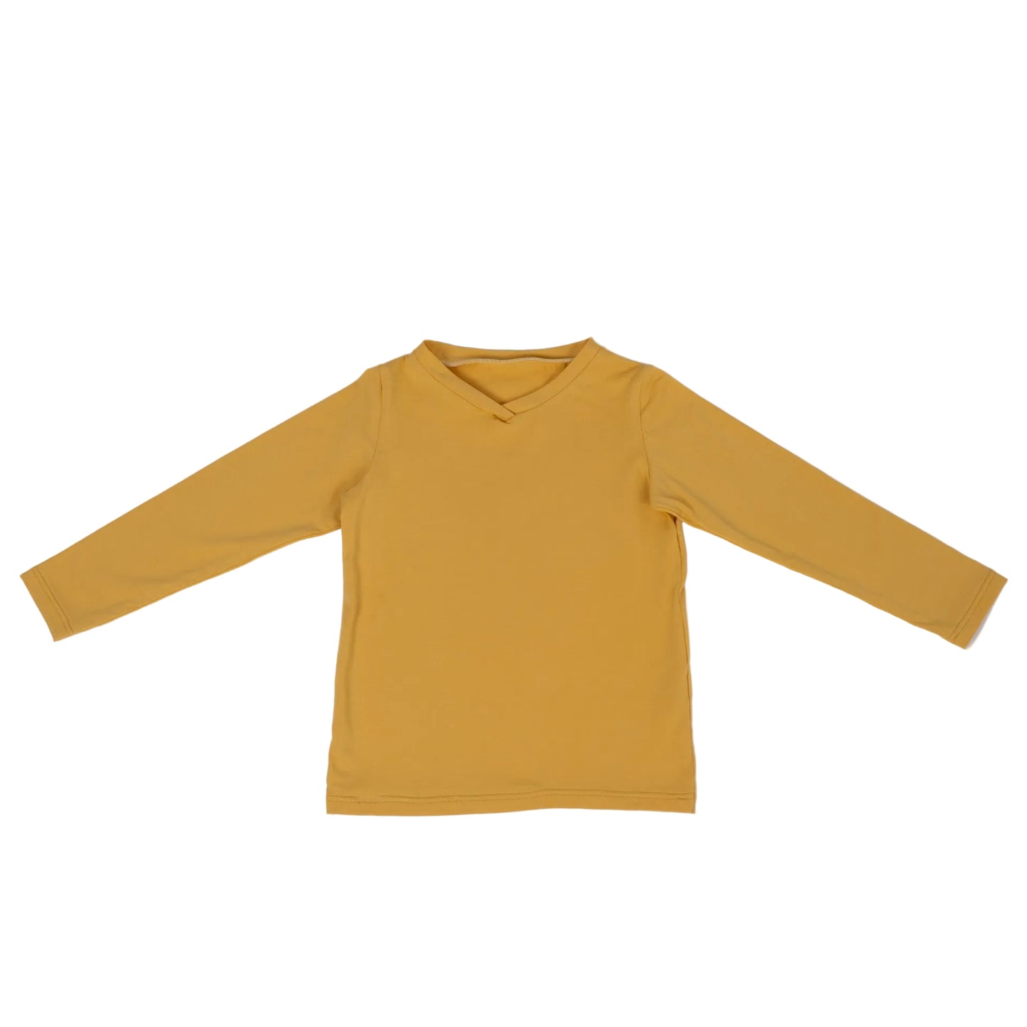 Paua Kids | Unisex Langarm-Shirt Gelb | Bio-Baumwolle