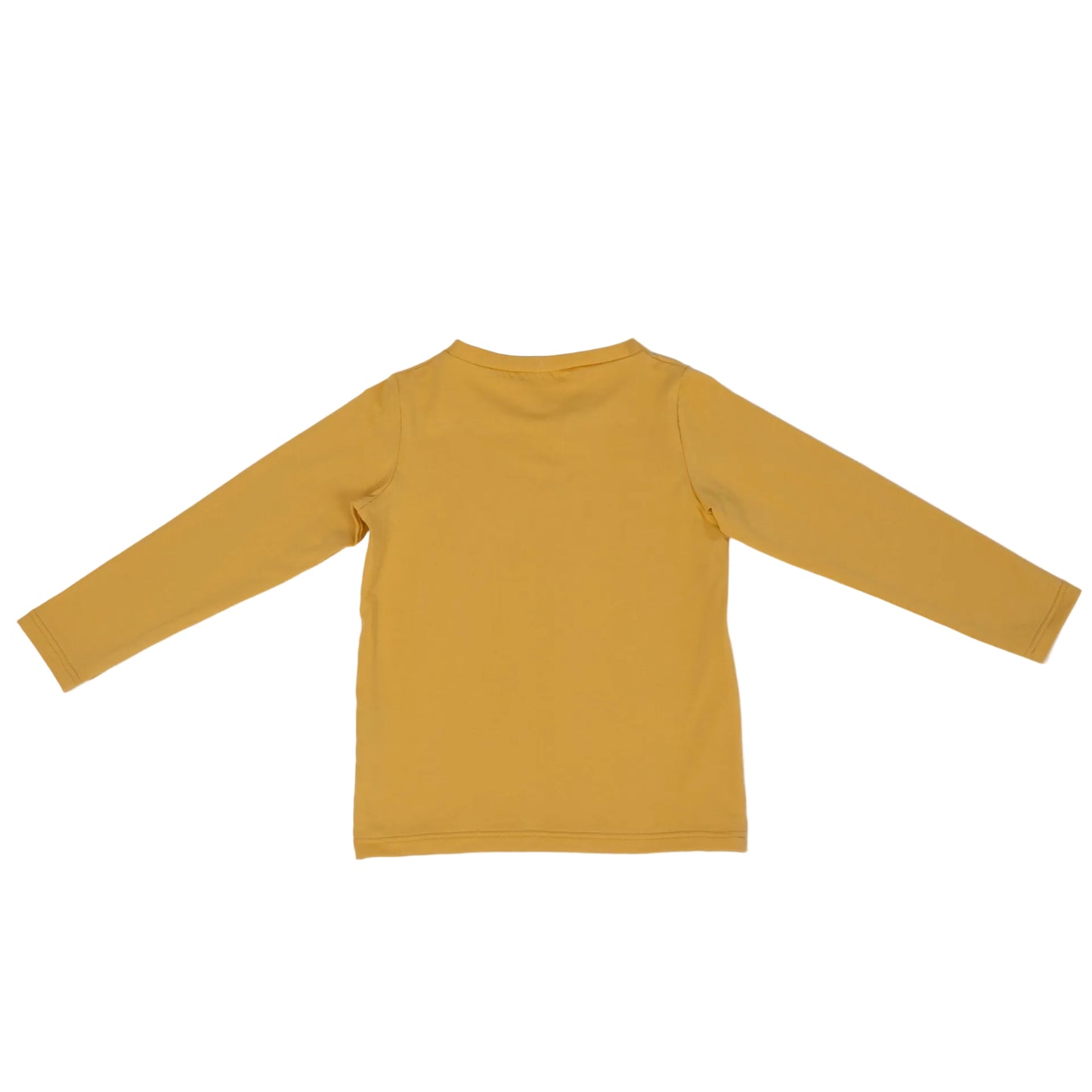 Paua Kids | Unisex Langarm-Shirt Gelb | Bio-Baumwolle