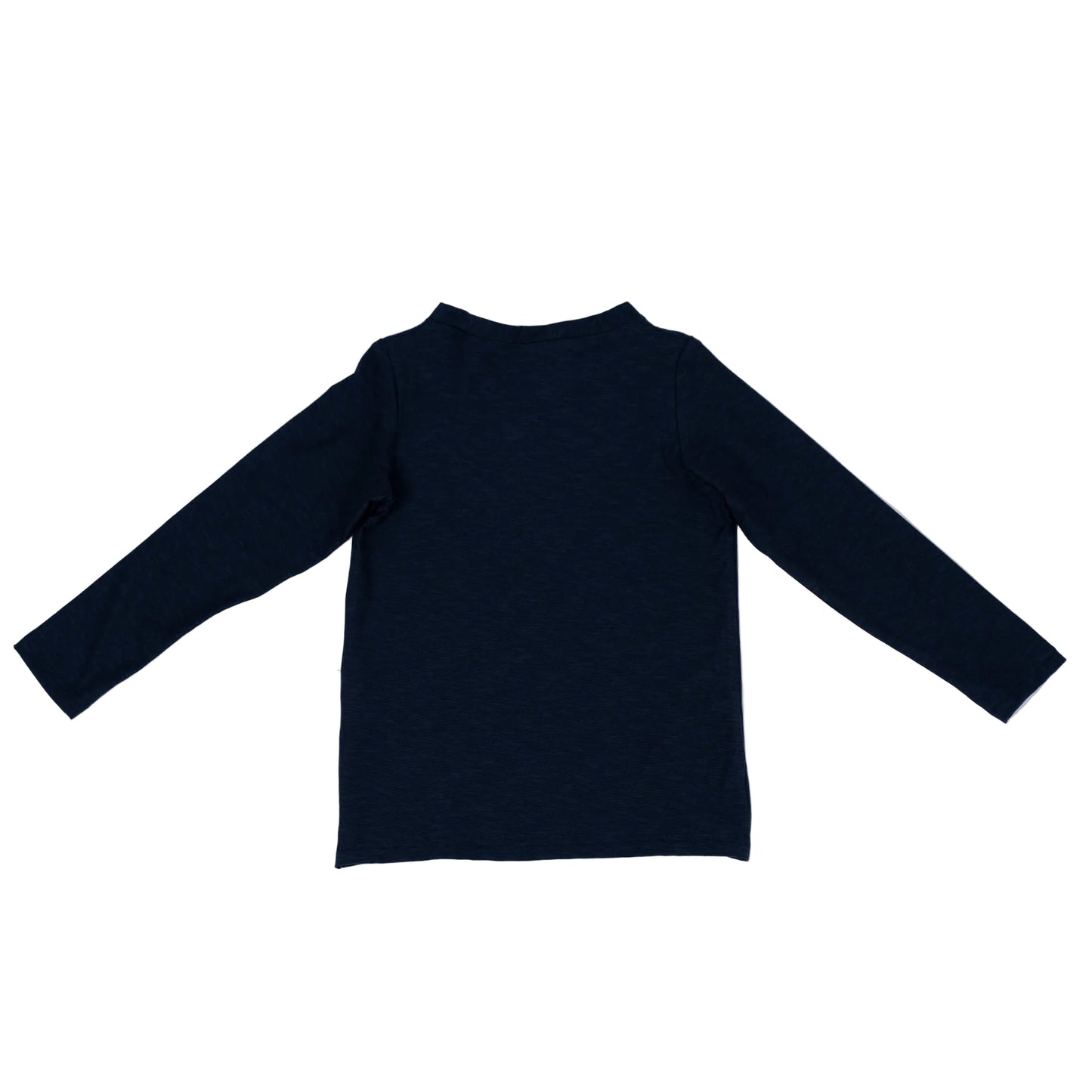 Paua Kids | Unisex Long Sleeve Shirt Navy | Cotton & Lyocell