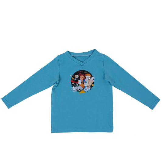 Paua Kids | Unisex Long-Sleeve Shirt "School" | Organic Cotton
