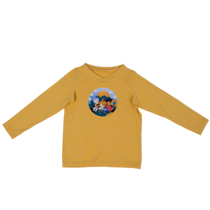 Paua Kids | Unisex Langarm-Shirt "Umwelt" | Bio-Baumwolle