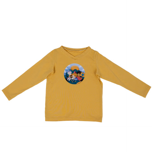 Paua Kids | Unisex Long-Sleeve Shirt "Environment" | Organic Cotton