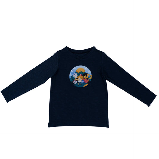 Paua Kids | Unisex Long-Sleeve Shirt "Environment" | Cotton & Lyocell
