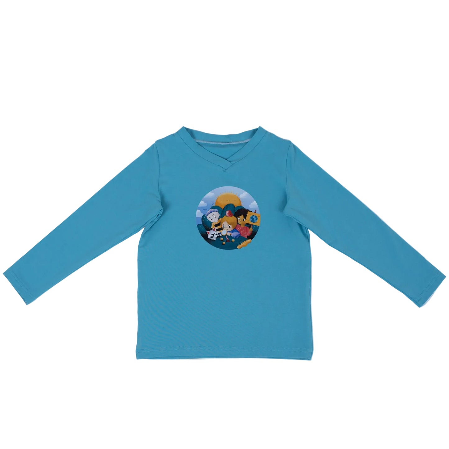 Paua Kids | Unisex Langarm-Shirt "Umwelt" | Bio-Baumwolle