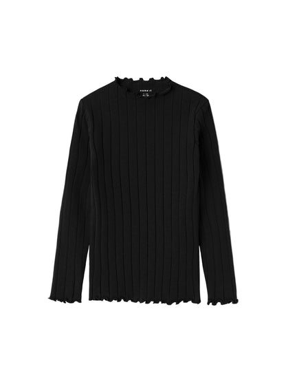 name it | T-Shirt Langarm | Schwarz