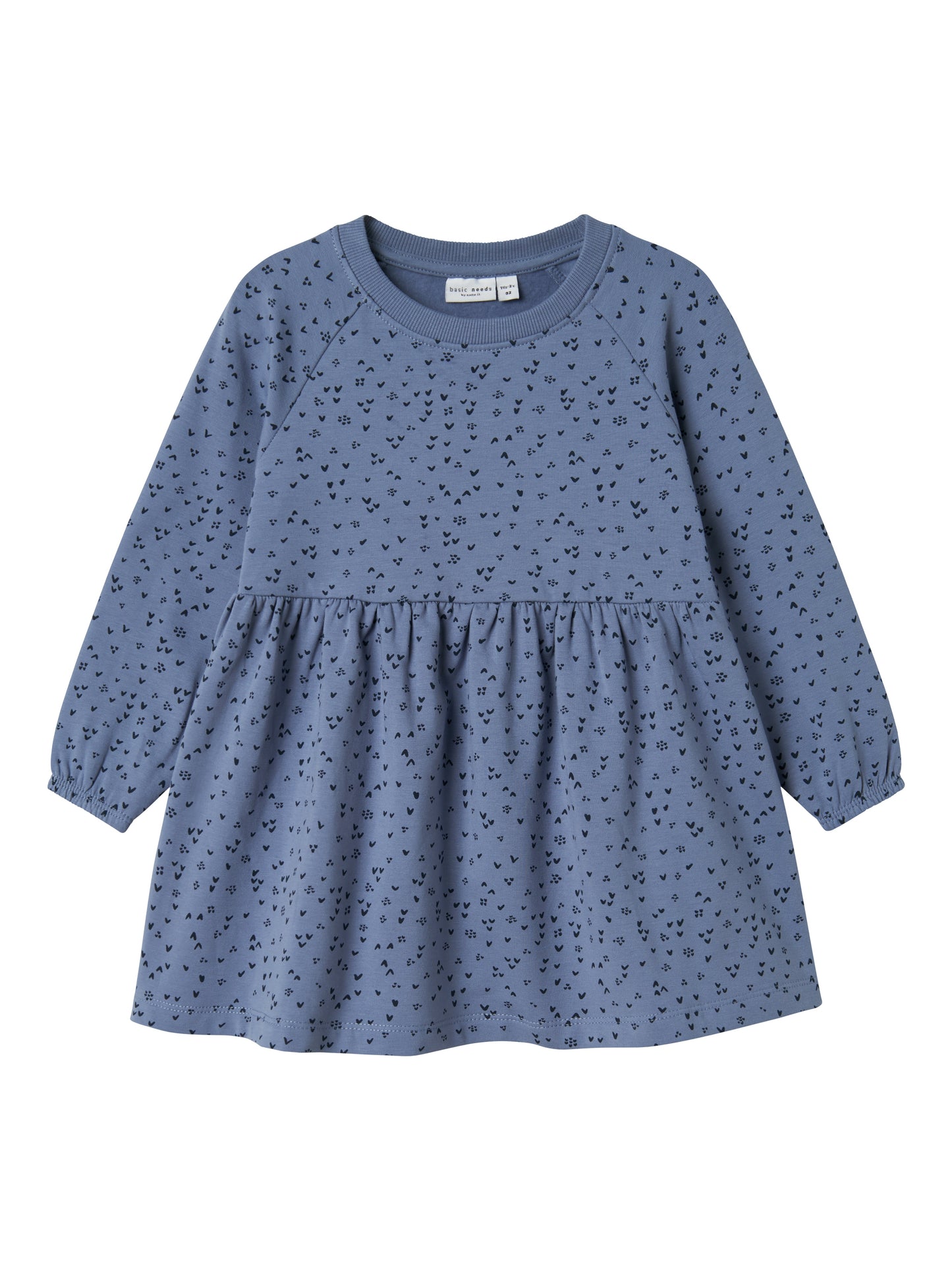 name it | Kleid Langarm | Blau