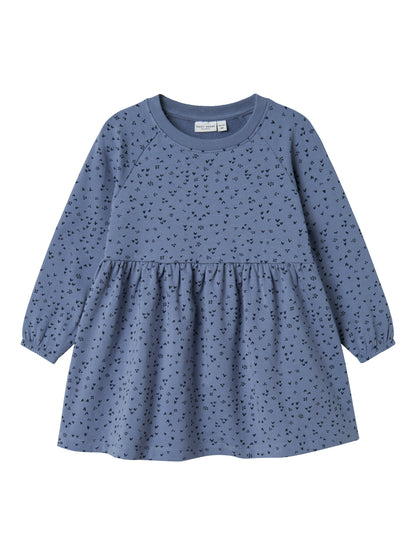 name it | Kleid Langarm | Blau