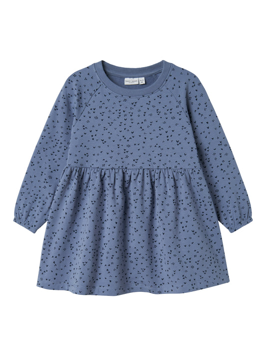 name it | Kleid Langarm | Blau