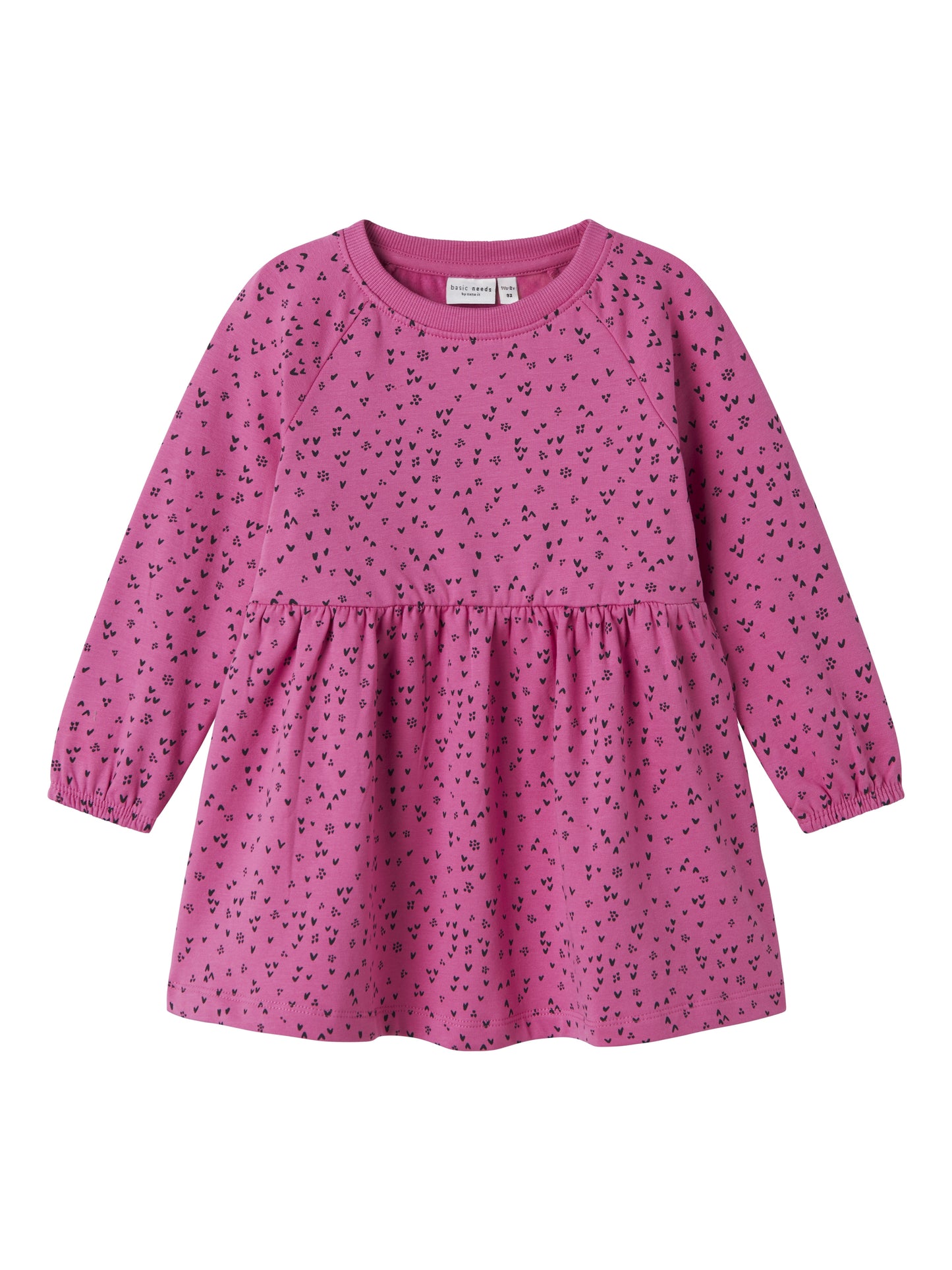 name it | Kleid Langarm | Rosa