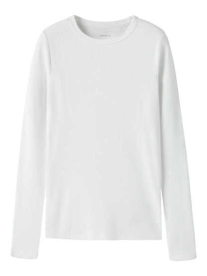 name it | T-Shirt Langarm | Weiß