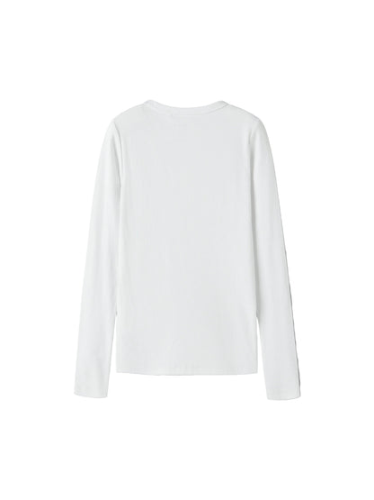 name it | T-Shirt Langarm | Weiß