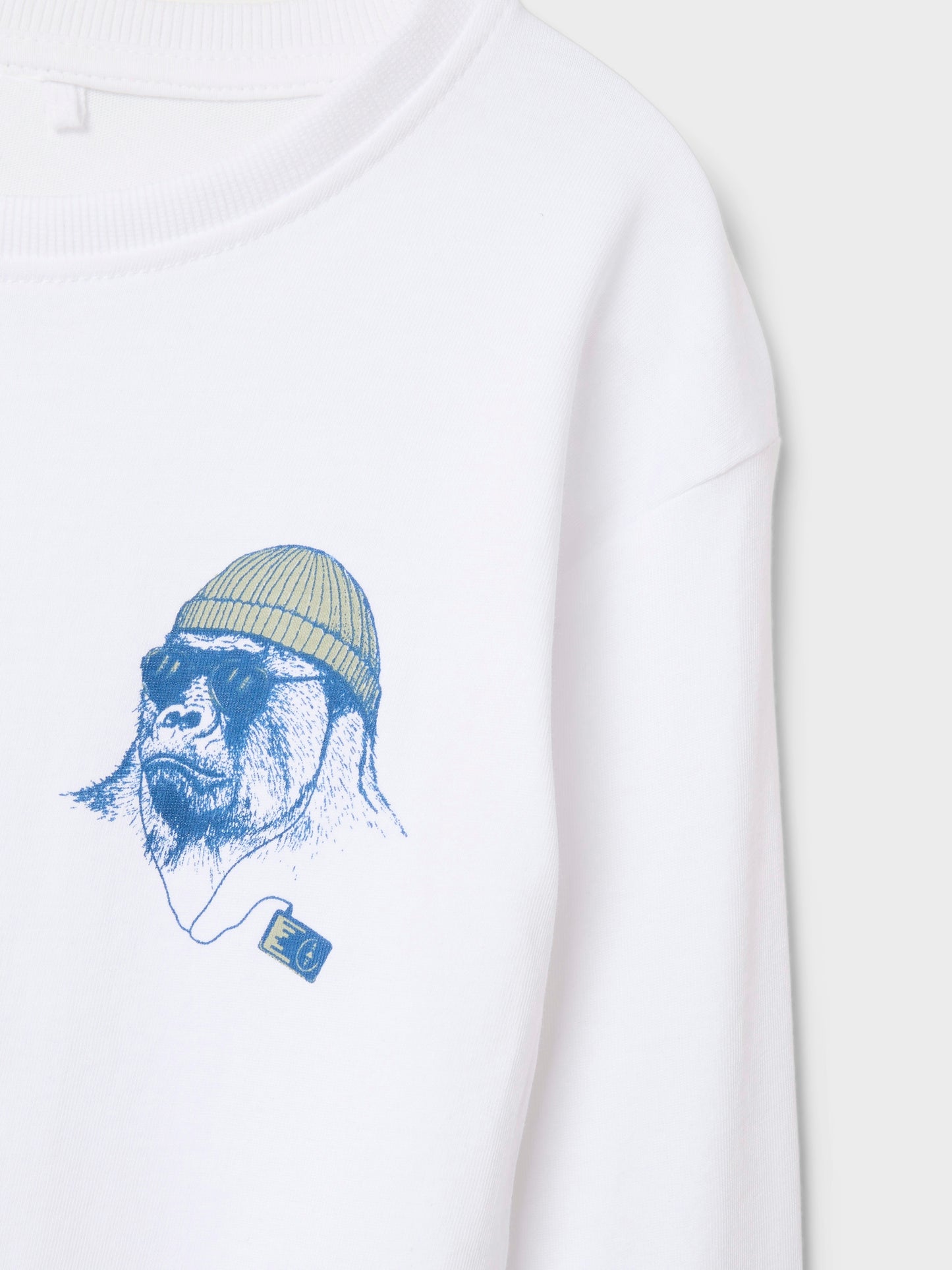 name it | T-Shirt Langarm | Weiß