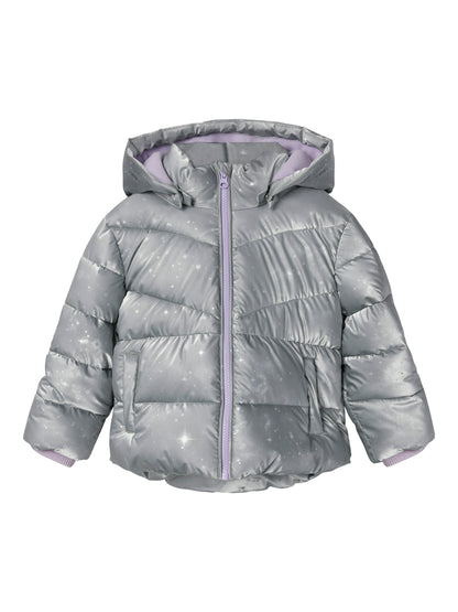 name it | Pufferjacke | Silber