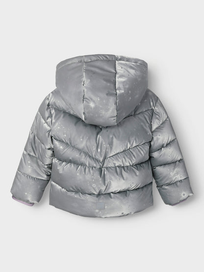 name it | Pufferjacke | Silber