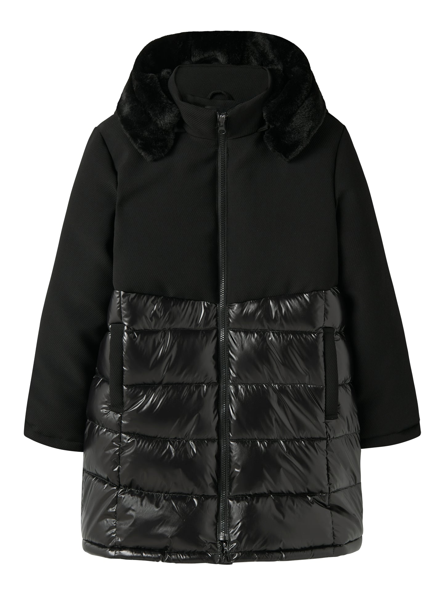 name it | Winterjacke Lang | Schwarz