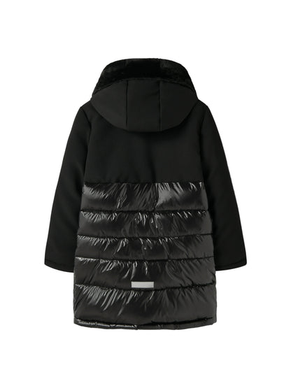 name it | Winterjacke Lang | Schwarz