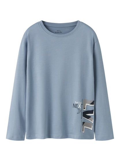 name it | T-Shirt Langarm | Blau