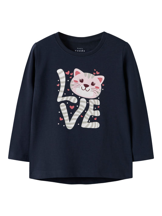 name it | T-Shirt Langarm | Blau