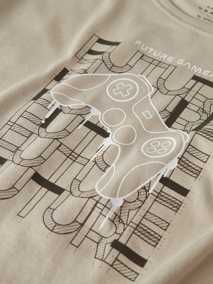 name it | T-Shirt Langarm | Beige